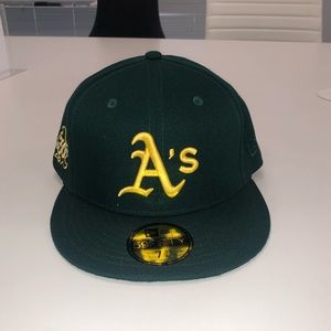 Oakland Athletics fitted hat 7 3/8 Hat Club